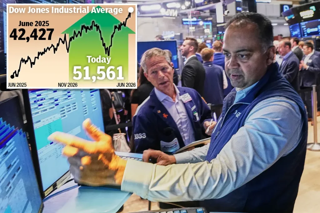 A record high of one-third of Americans' wealth is now linked to the stock market.