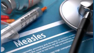 A resident of Erie County has been diagnosed with measles.