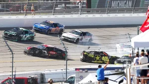 A terrifying crash in NASCAR's garage shocks everyone, Earnhardt steps in to help again, and Bubba Wallace advises a young driver.