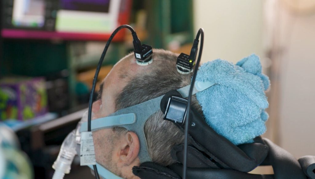 AI and brain-computer interface enable a mute ALS patient to hold a full-time job