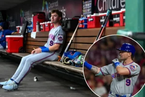 A.J. Ewing is focused on his growth despite the struggles of the Mets season.