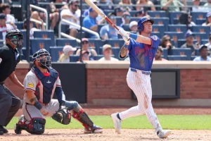 A.J. Ewing keeps proving that the sudden promotion by the Mets was a smart decision.