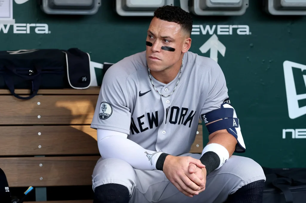 Aaron Judge has a stress fracture and will be out for an unknown period for the Yankees.
