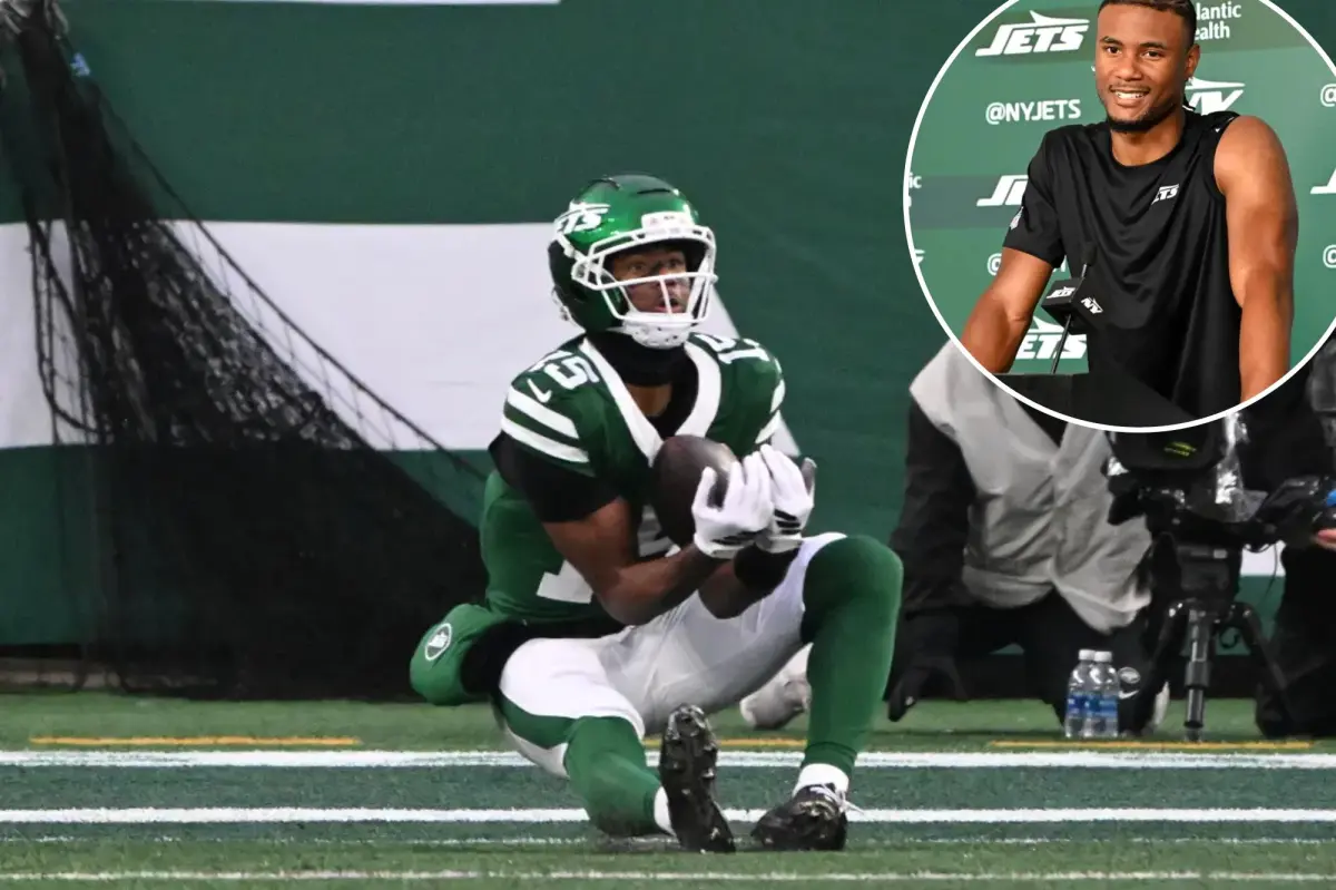 Adonai Mitchell looks forward to a complete offseason in the Jets' program