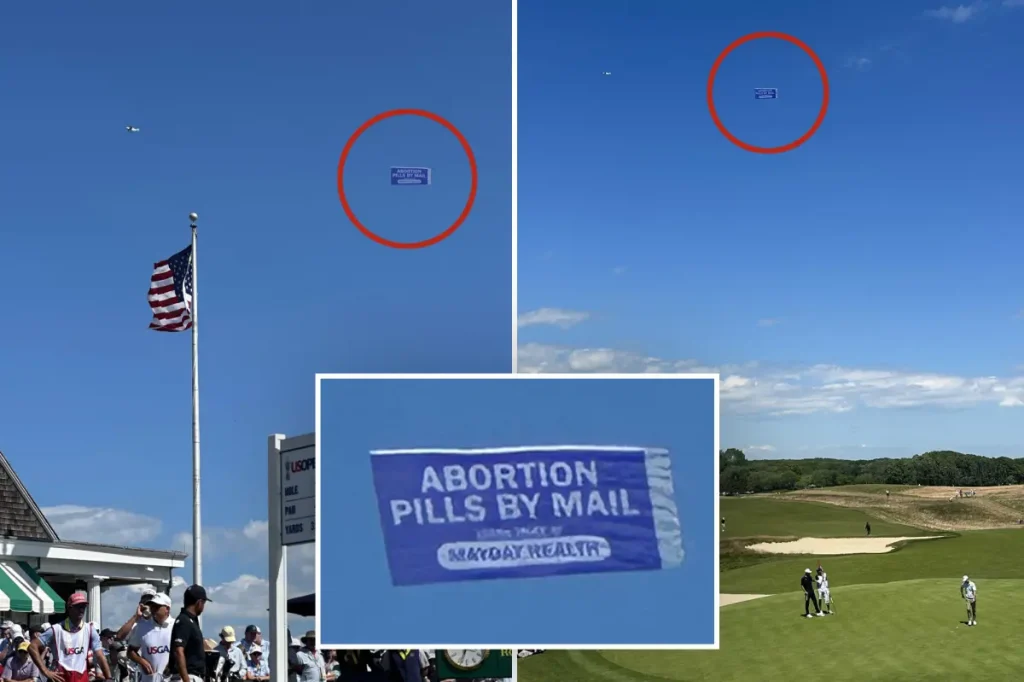 Advertisement for abortion pill during US Open shocks golf fans: 'Disgusting and divisive'