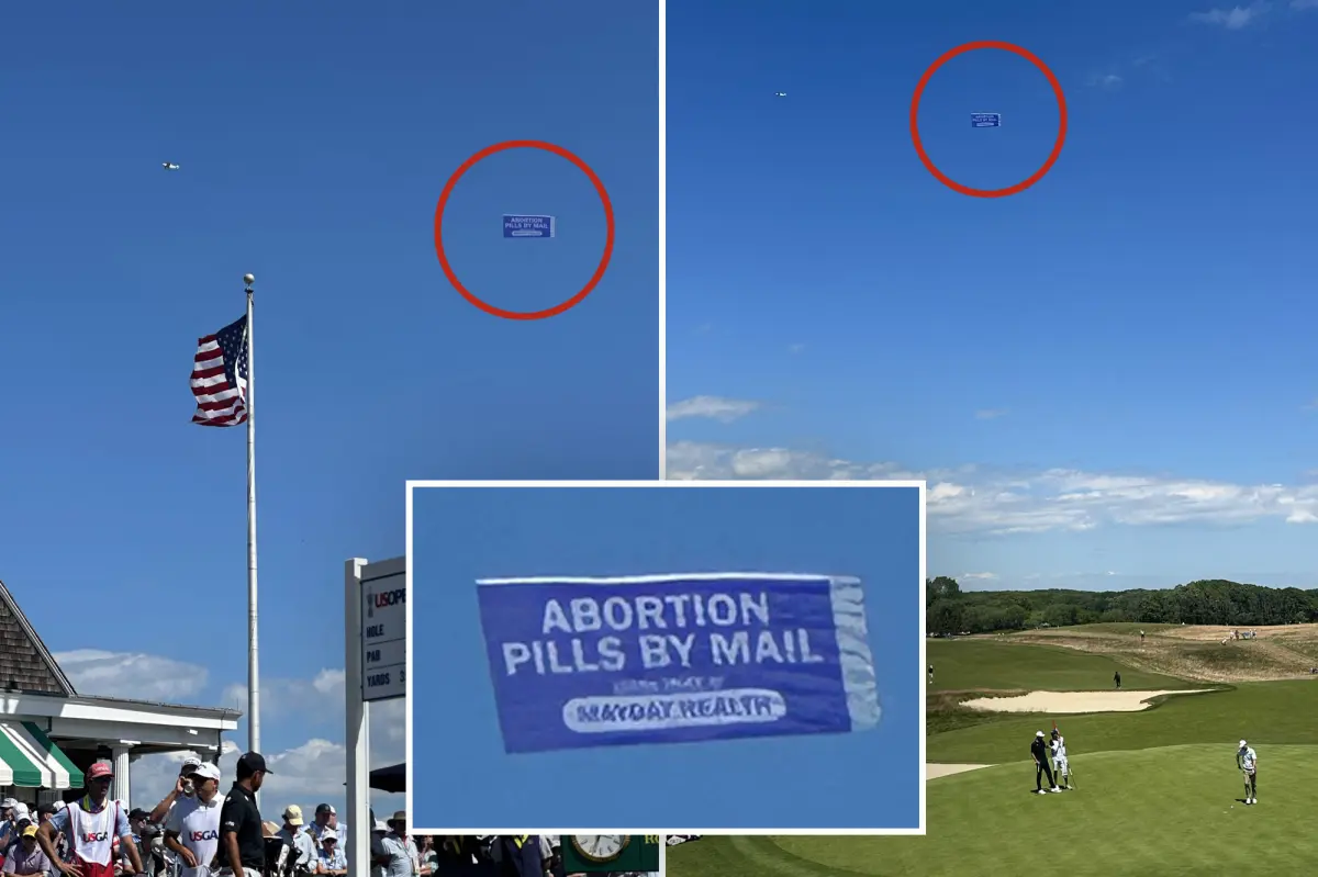 Advertisement for abortion pill during US Open shocks golf fans: 'Disgusting and divisive'