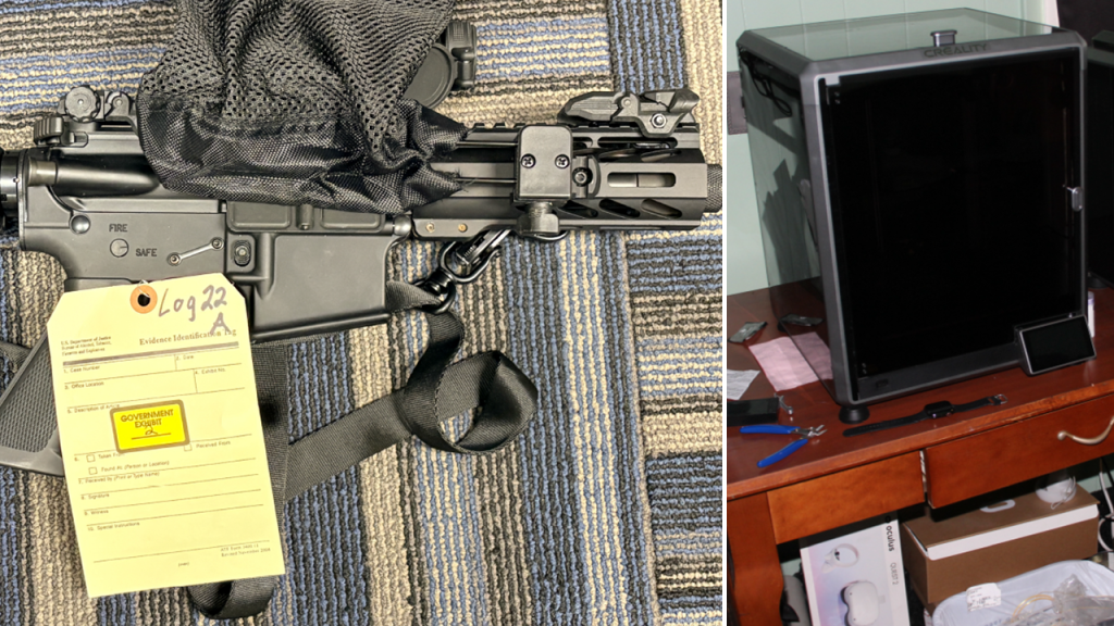 Air Force trainee found guilty after 3D printing lab for ghost guns discovered at home