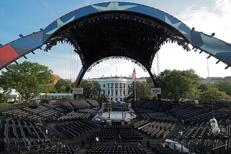 Anticipation grows among fans and organizers for the main event of UFC Freedom 250 tonight.