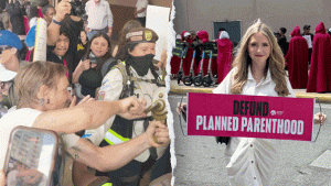 Antifa group ridicules Charlie Kirk's assassination at Turning Point USA event