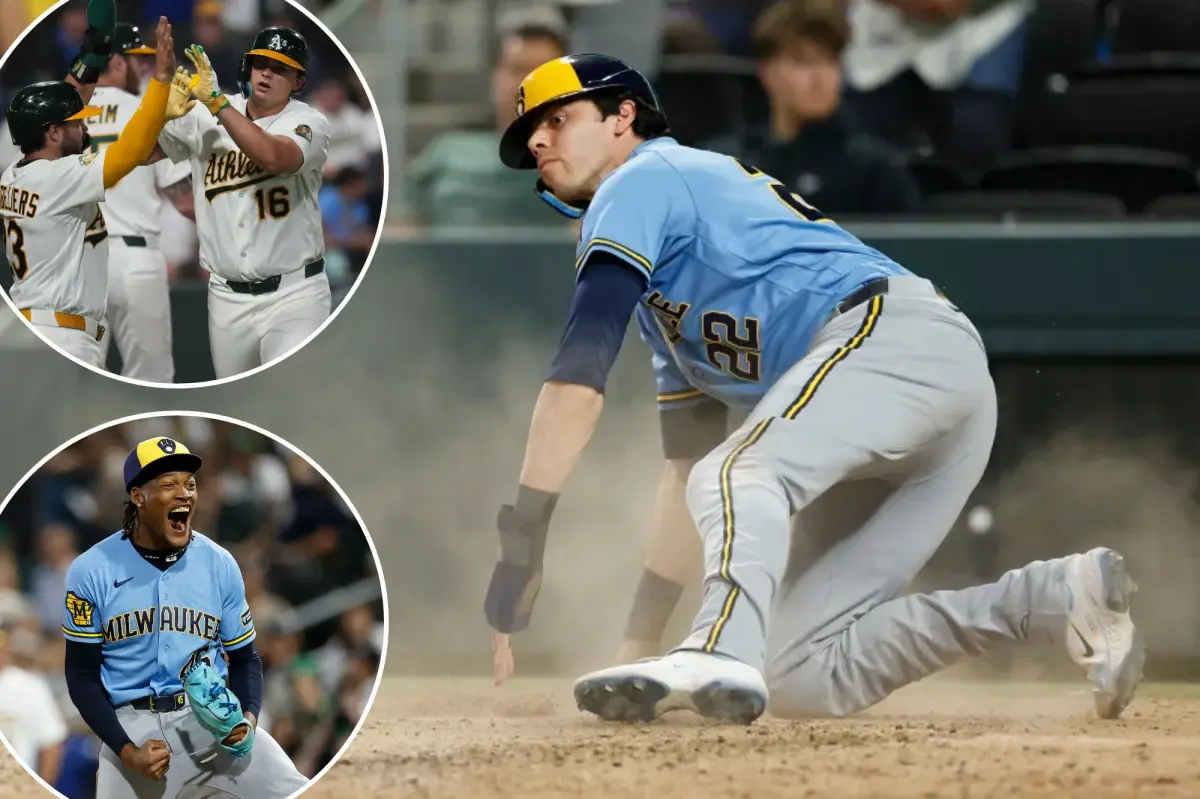 A's and Brewers engage in chaotic match in Las Vegas during NBA Finals Game 3 excitement