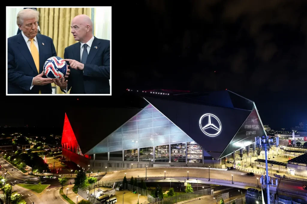 Atlanta stadium officials used $600K in taxpayer money for World Cup VIP seats while expressing concerns about high costs.