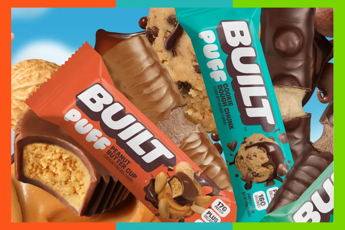 BUILT Puff Bars provide flavors reminiscent of desserts and contain as much as 17 grams of protein.