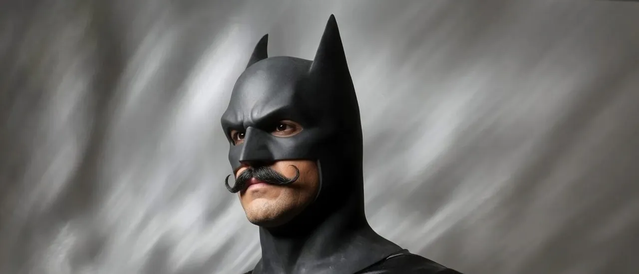 Batman is Mexican and he's binding thieves to poles.