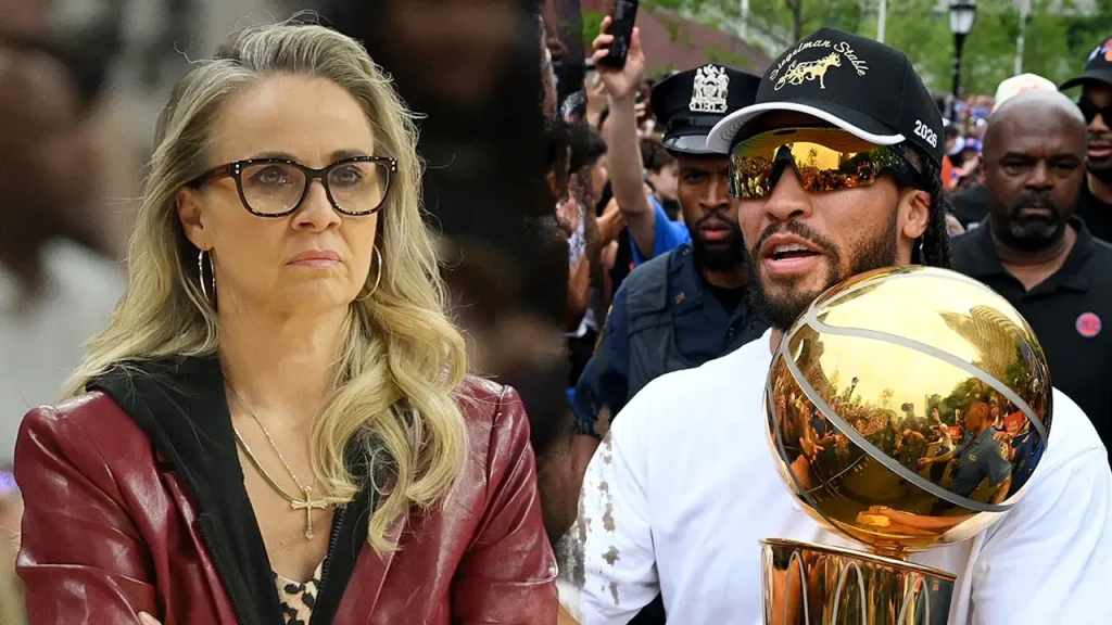 Becky Hammon won't say sorry for her harsh comments about Jalen Brunson, despite his strong performance in the Finals.