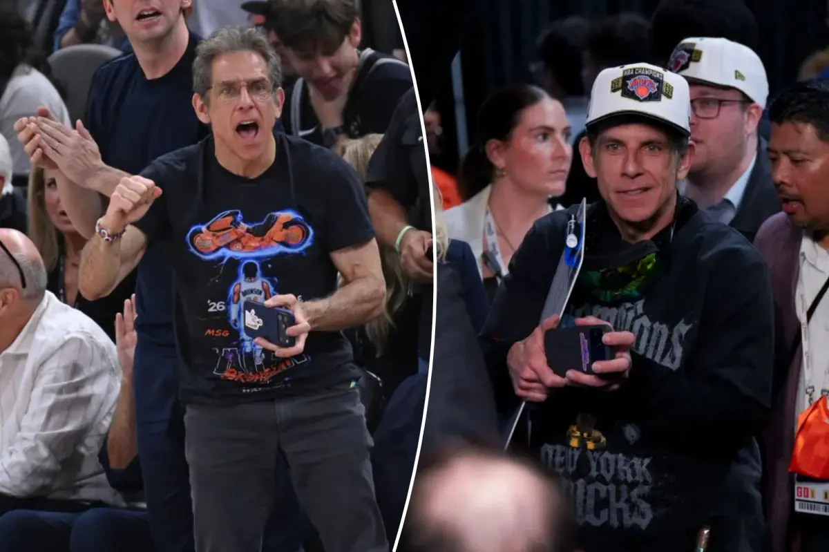 Ben Stiller thrilled after Knicks win the championship