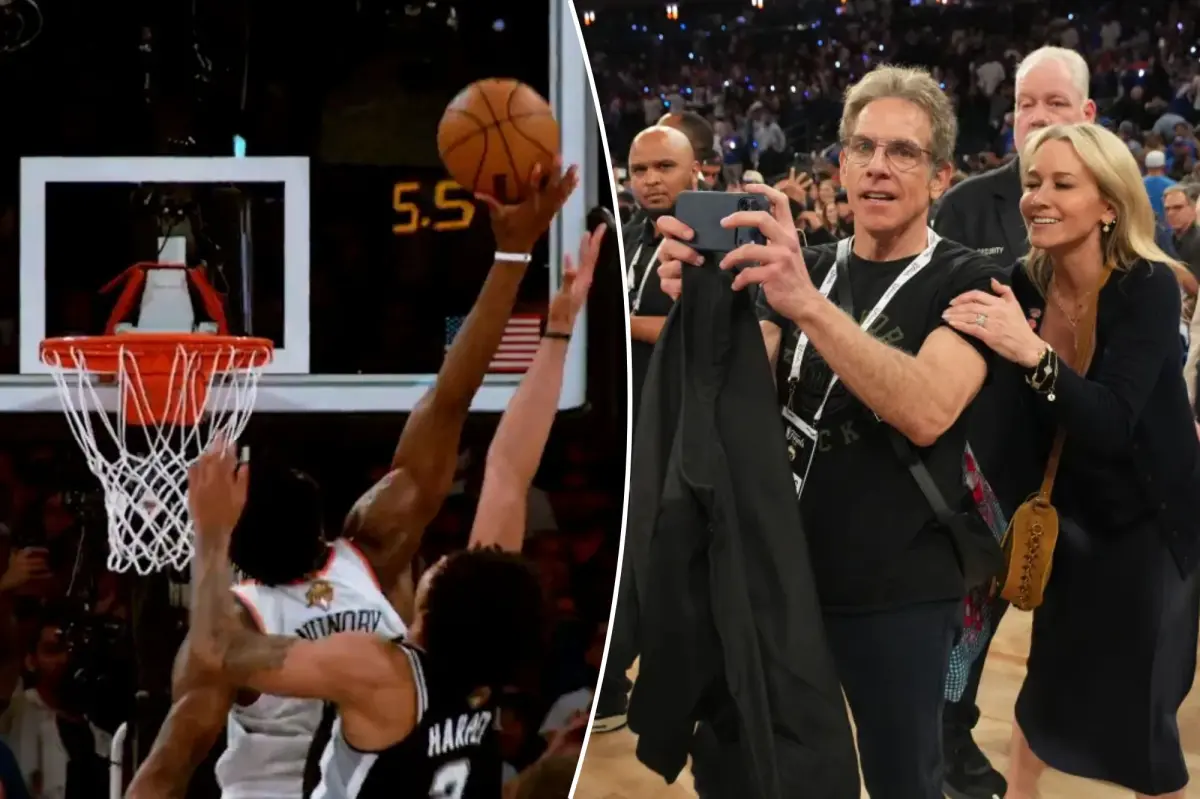 Ben Stiller's response to the Knicks' incredible comeback