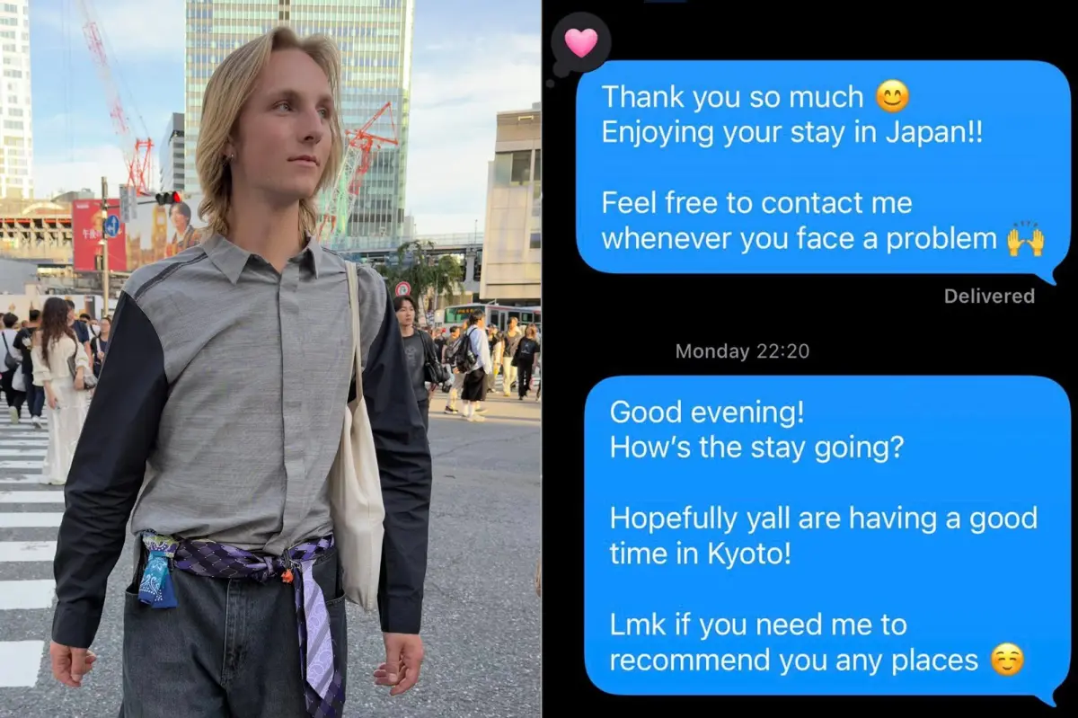 Best friend's chilling last messages to student missing in Japan were not replied to.