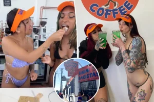 Bikini cafe baristas in LA share stories about local oddballs