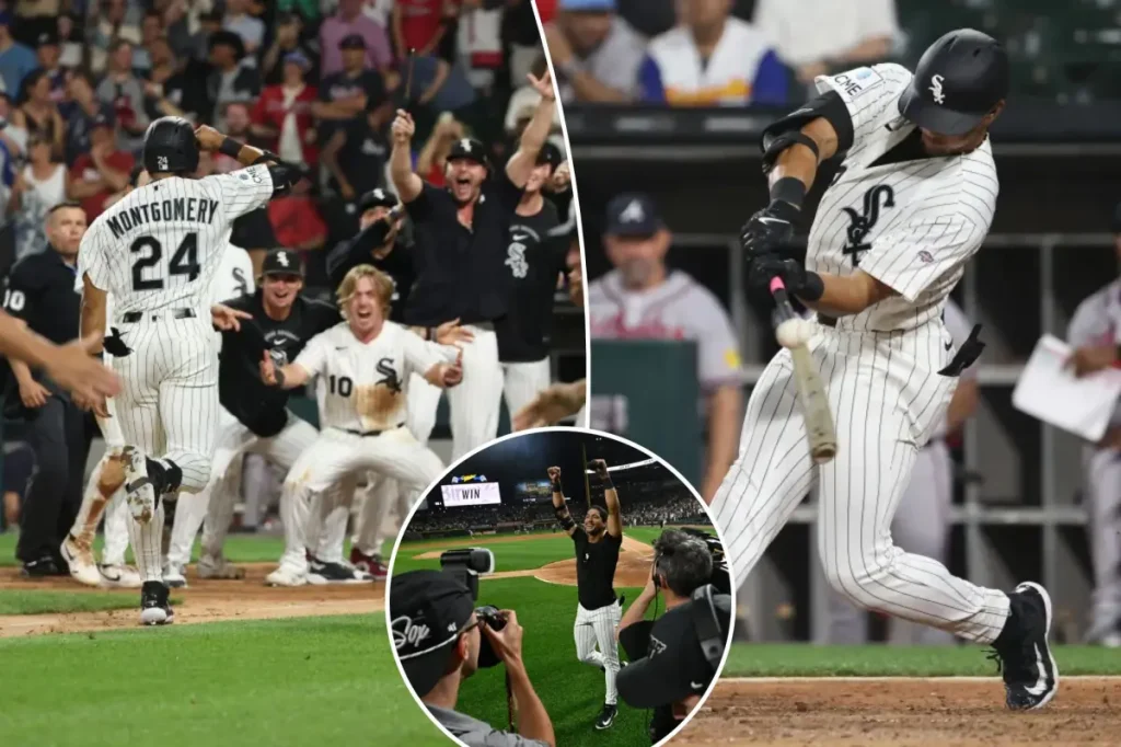 Braden Montgomery of the White Sox hits a walk-off home run in his first MLB game