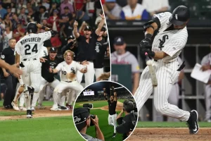 Braden Montgomery of the White Sox hits a walk-off home run in his first MLB game