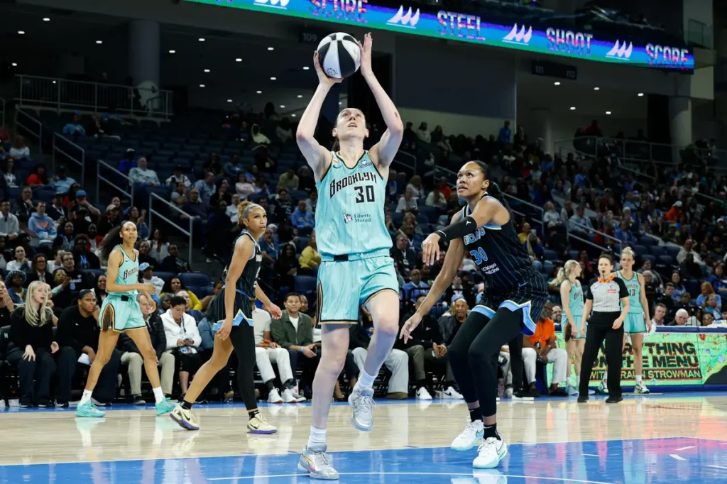 Breanna Stewart ranks in the top five in the initial WNBA All-Star voting results.