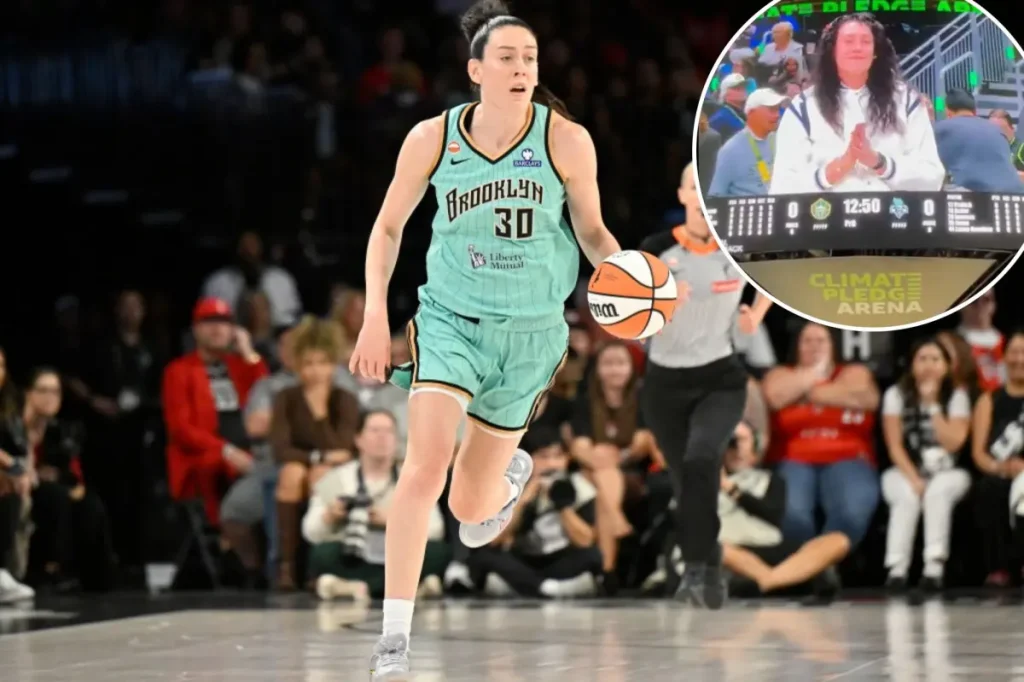 Breanna Stewart receives a well-deserved video tribute from the Storm