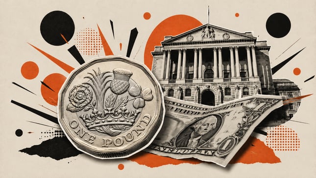 British Pound holds onto intraday losses against strong USD following poor UK PMIs.