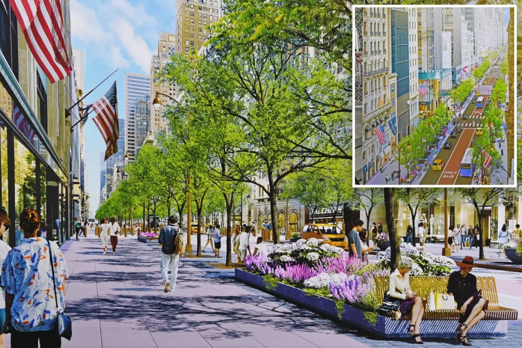 Business is thriving on Fifth Ave. in Midtown NYC, but the community has concerns about the redesign plans from the Mamdani administration.