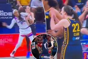 Caitlin Clark expresses her frustration with the referees following a tense exchange with a former teammate: ‘It’s just ridiculous’