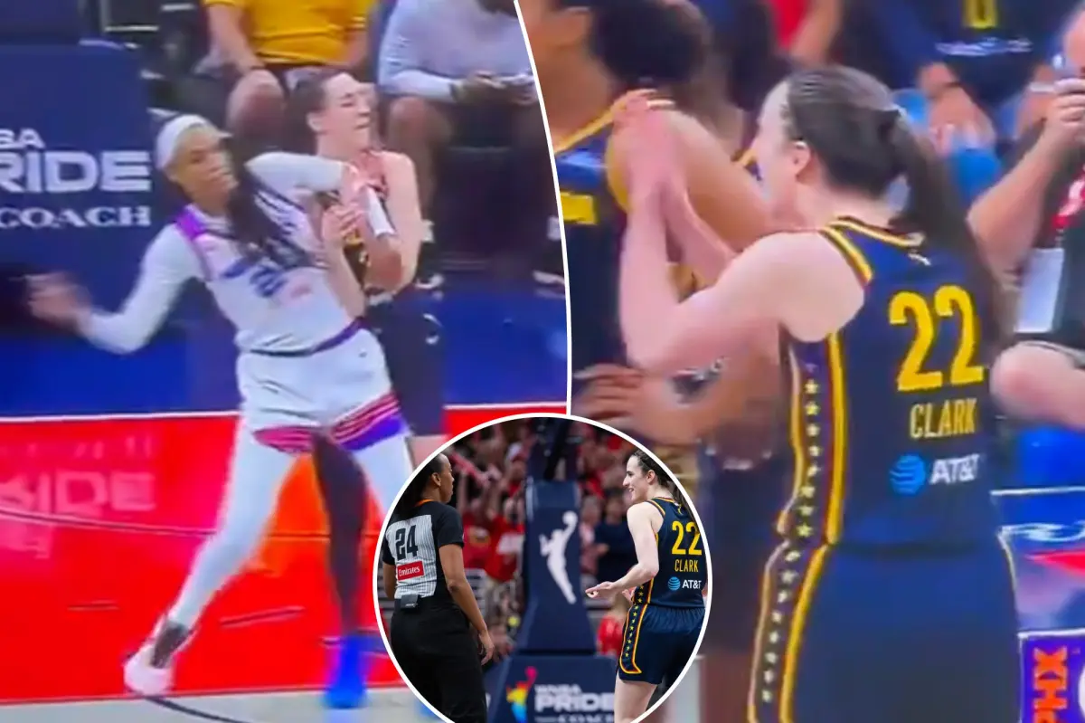 Caitlin Clark expresses her frustration with the referees following a tense exchange with a former teammate: ‘It’s just ridiculous’
