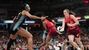 Caitlin Clark matches her own WNBA record as the Fever triumph over Angel Reese and the Dream, leaving drama behind.