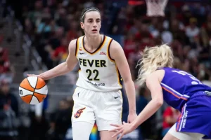 Caitlin Clark will miss the game against the Sparks, and her return from a Fever injury is unclear.