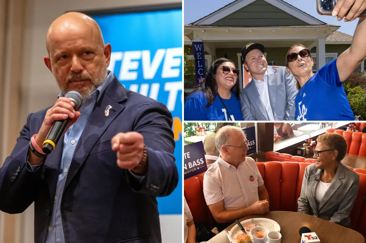 Candidates rush for final votes in California ahead of governor and mayor primaries