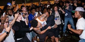 Chaos and violence break out in Manhattan during Knicks Game 3 watch party