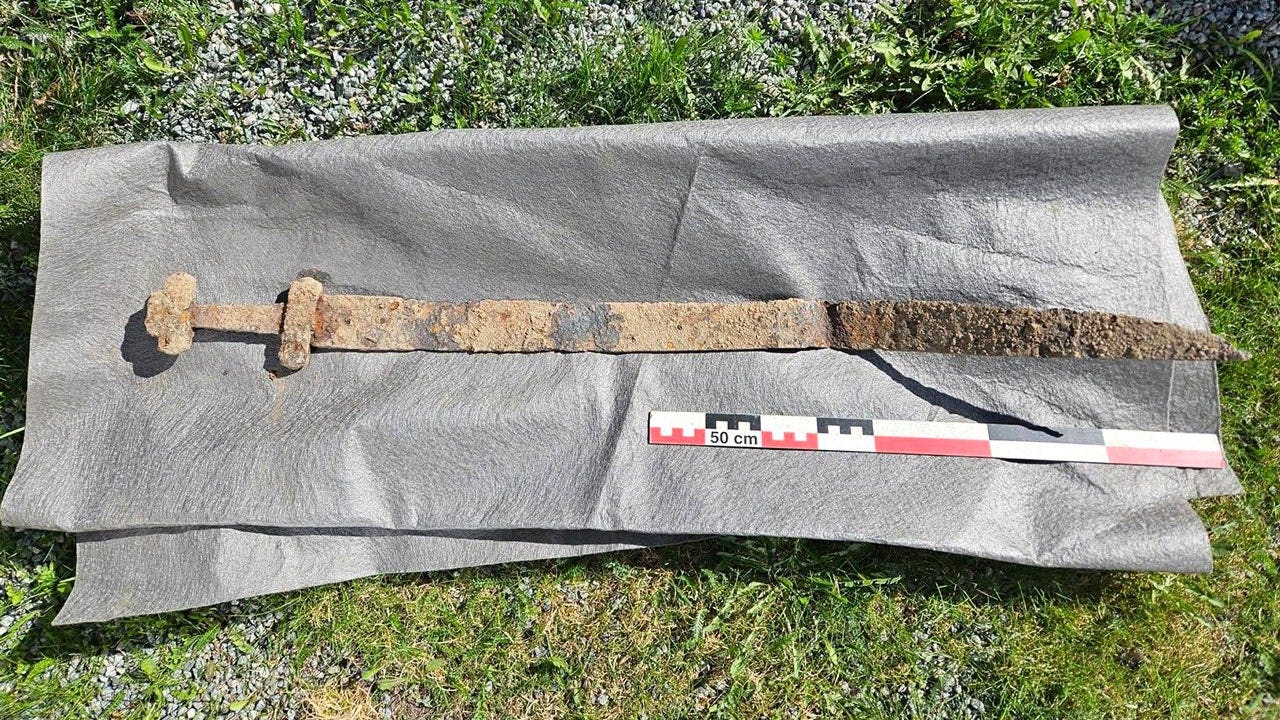 Children find 1,300-year-old Viking sword in a Norwegian field