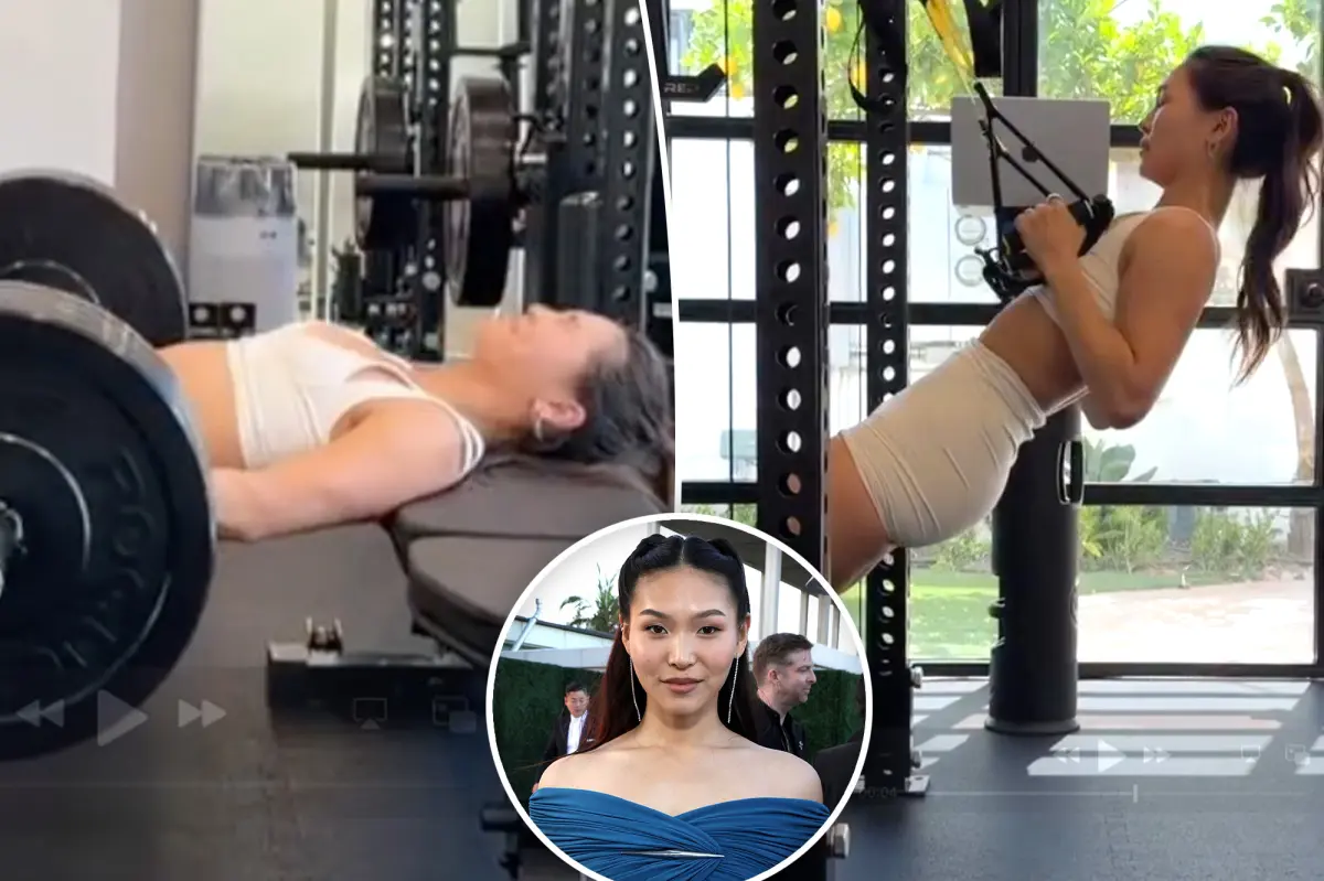 Chloe Kim, Myles Garrett's girlfriend, stuns in a white workout outfit