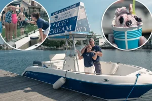 Close-knit Long Island boating family offers homemade ice cream on the water: 'This is needed every day'