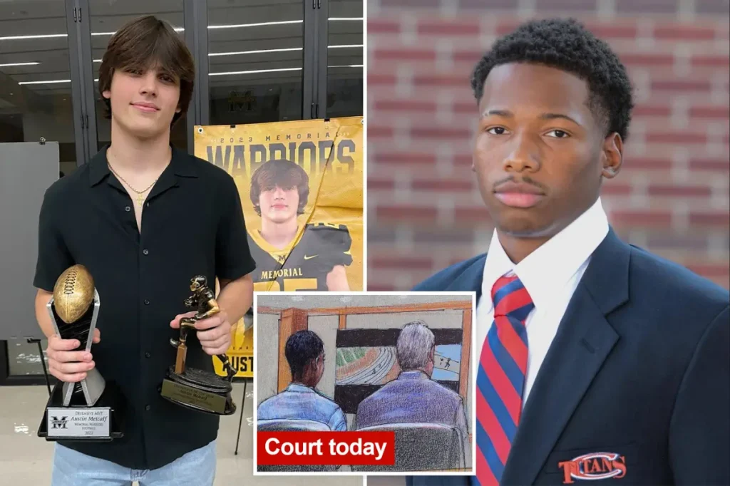 Coach of Karmelo Anthony's teenage victim weeps as he remembers the turmoil following a deadly stabbing at a track meet.