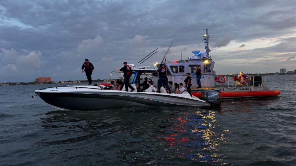 Coast Guard fires on vessel trafficking 25 Chinese individuals near Florida