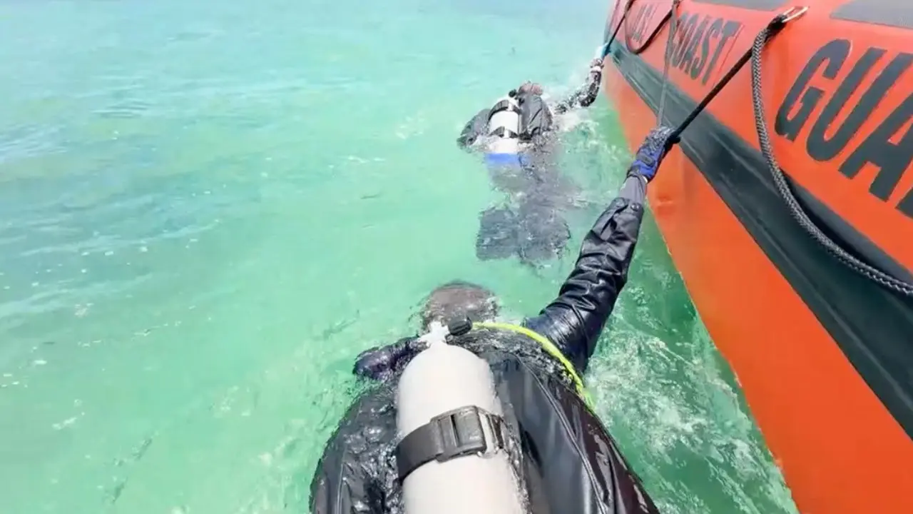 Coast Guard shares footage from the search for missing woman Lynette Hooker