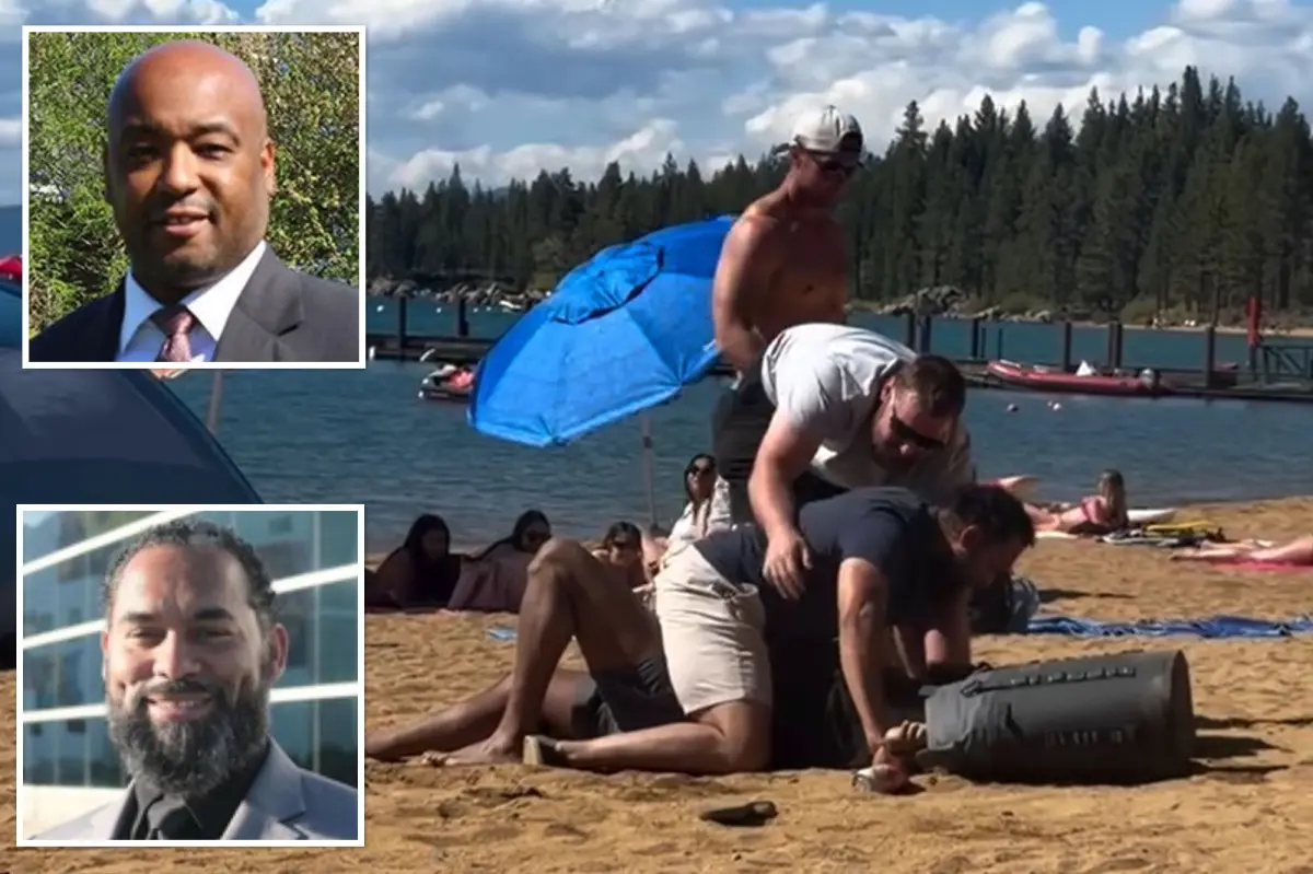 Competing California athletic directors fight on Lake Tahoe beach