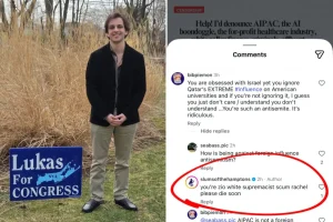 Congressional candidate Lukas Ventouras found to have liked posts with anti-Jewish sentiment