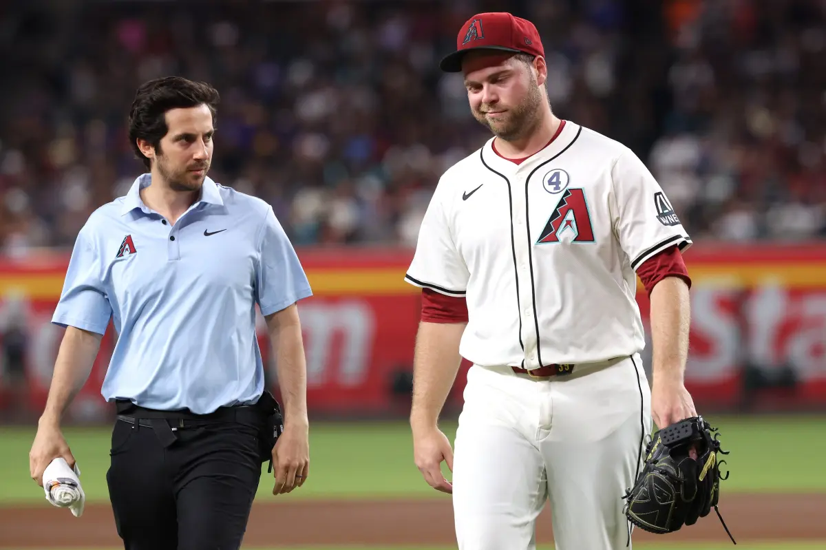 Corbin Burnes of the Diamondbacks experiences a setback in his recovery from Tommy John surgery