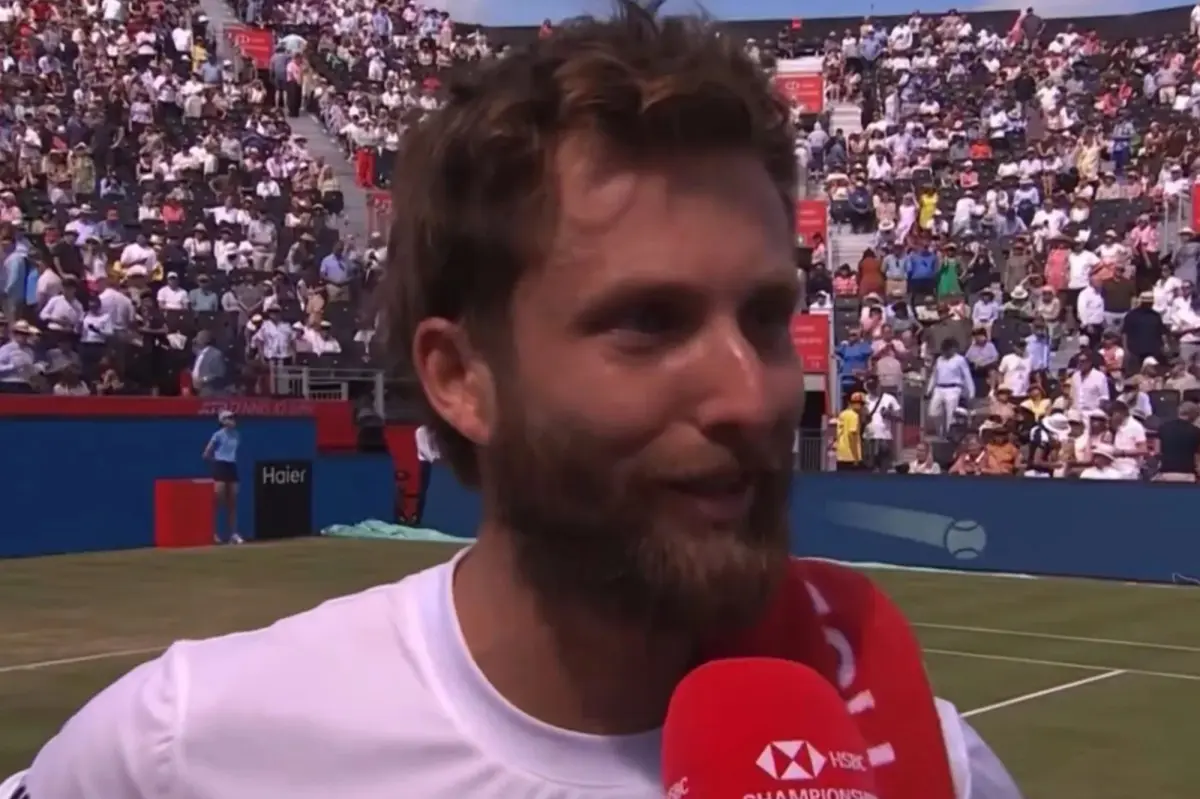 Corentin Moutet uses seven F-words in wild Queen's interview