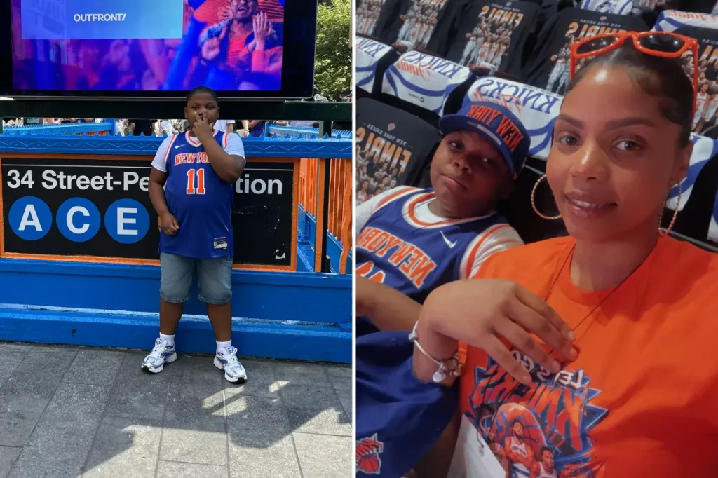 Courageous NYC boy with sickle cell disease receives special treatment at Knicks finals game