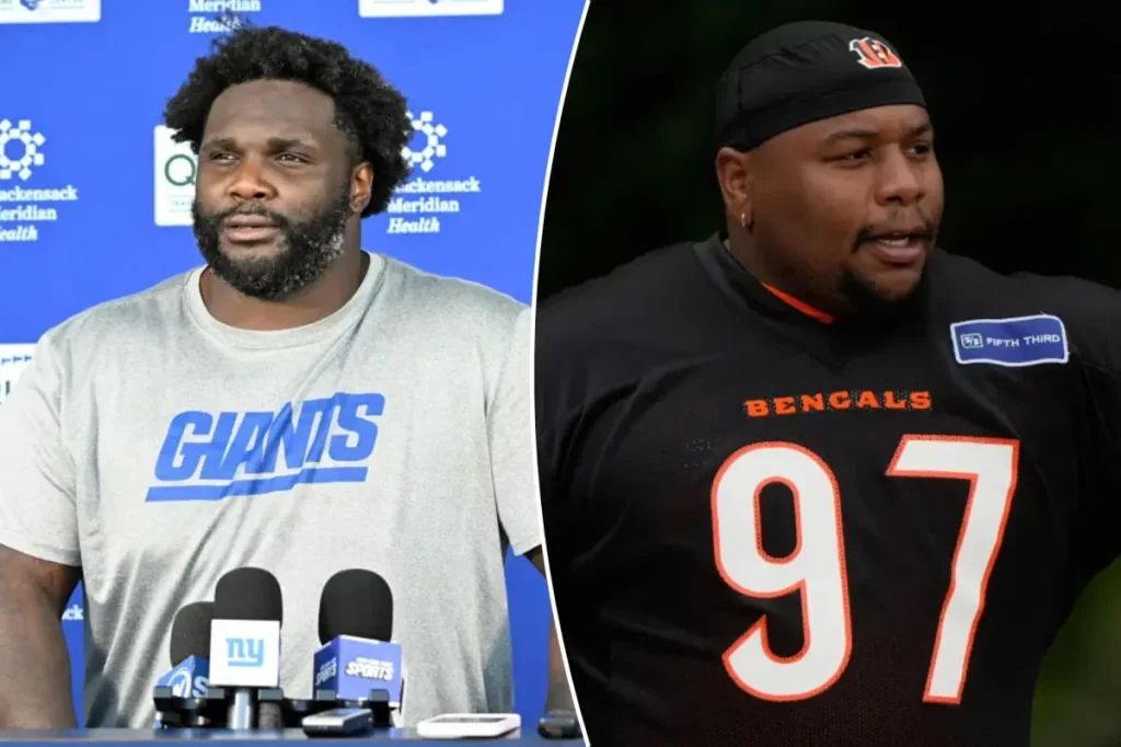 D.J. Reader's journey with the Giants takes an unexpected turn early on.