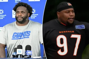 D.J. Reader's journey with the Giants takes an unexpected turn early on.