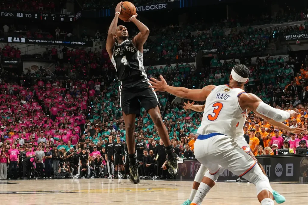 De'Aaron Fox expressing strong faith in the Spurs for the NBA Finals