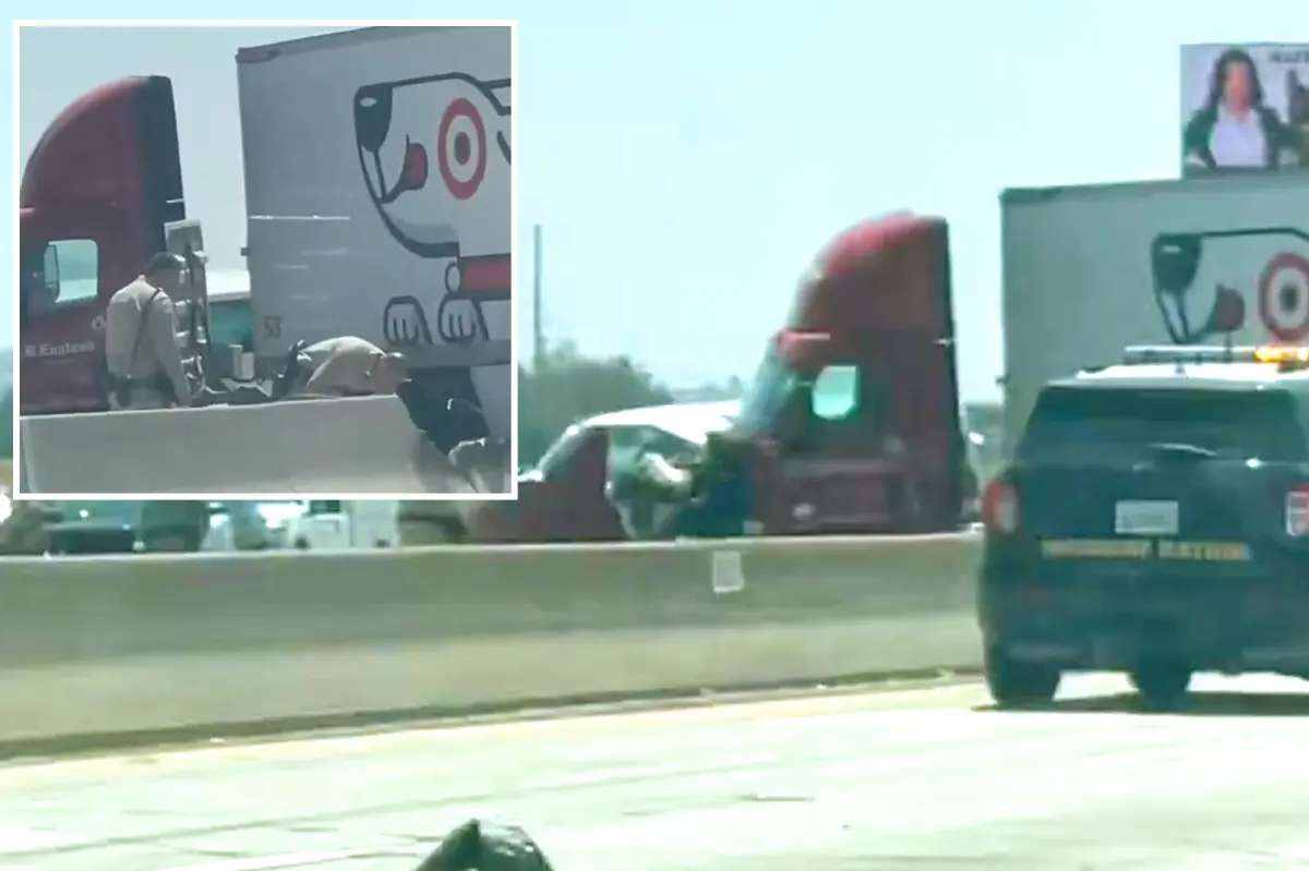 Deadly crash on 210 Freeway: 1 person killed, 32 injured when semi-truck crosses median in Irwindale