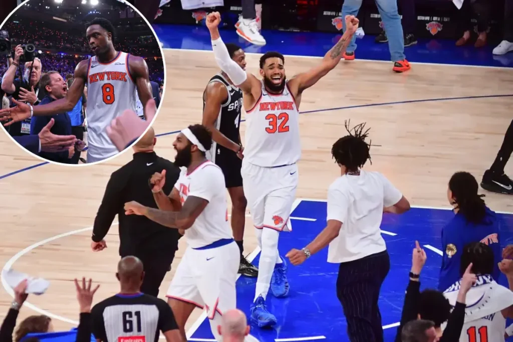 Detailed account of the Knicks' remarkable comeback victory against the Spurs